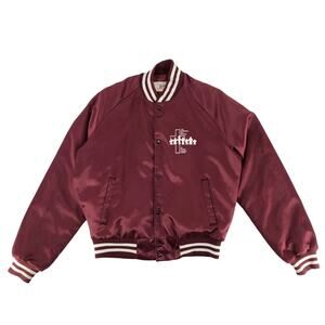 80s vintage satin bomber jacket 1980s vintage